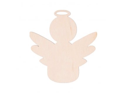 Dřevěný anděl VII 10 x 9 cm