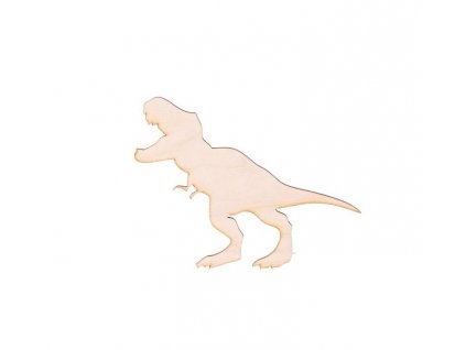 Dřevěný dinosaurus X 10,5 x 9 cm