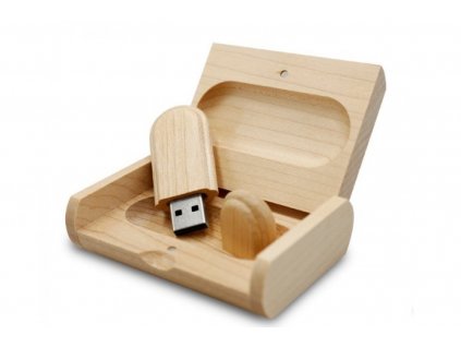 Dřevěný USB disk 16GB s vlastním věnováním