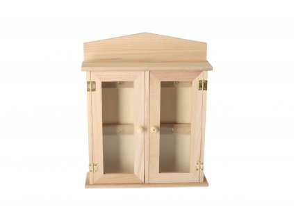 Dřevěná skříňka na klíče - 27 x 21 x 6,5 cm