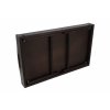 Dřevěný servírovací stolek do postele 50x30 cm tmavý