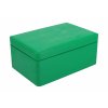 Dřevěný box s víkem 30 x 20 x 13,5 cm bez rukojeti - zelený