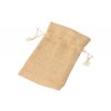 Stahovací pytlík z juty 14 x 22 cm