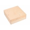 Dřevěná krabička 25 x 25 x 9 cm