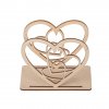 Stojan na ubrousky / podtácky - srdce