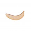 Dřevěný banán 6 x 3 cm