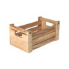 Dřevěná bedýnka natural 26 x 16 x 12 cm