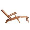 Skládací lehátko z akáciového dřeva