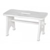 Dřevěná stolička- bílá