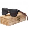 Dřevěné sluneční brýle Kingseven - černé