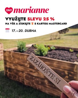 🌸 Jarní Dny Marianne právě startují a my jsme opět u toho. Až do 20. dubna pořídíte všechny naše dřevěné produkty se...