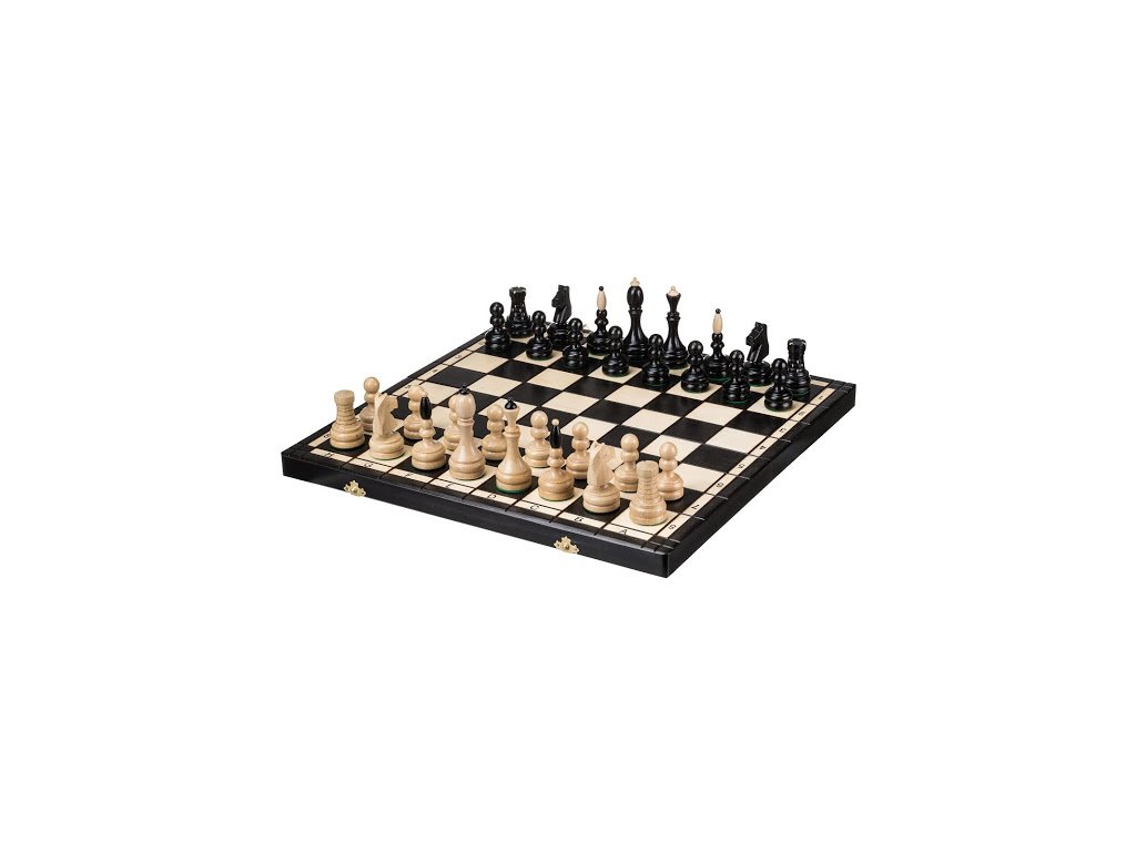 Veľké drevené šachy -  48x48 cm