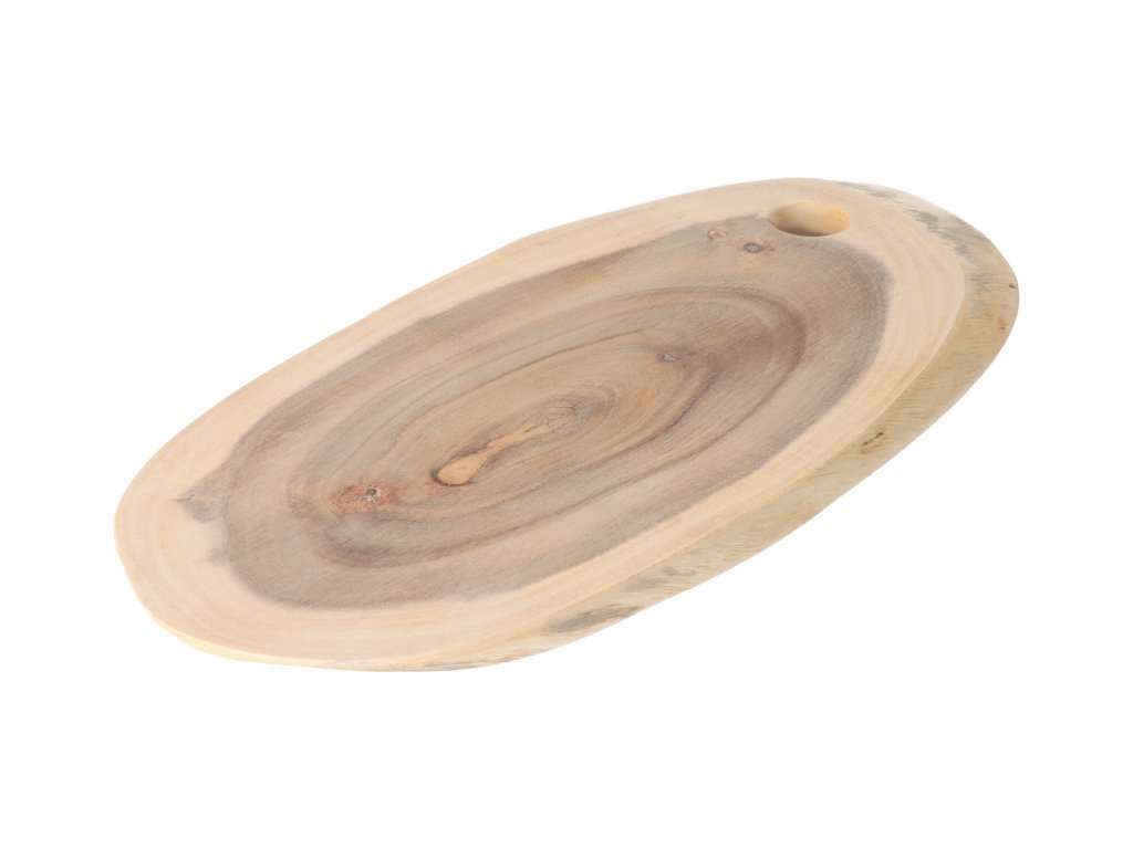 Doska na krájanie a servírovanie z akácie - 44 x 17 cm