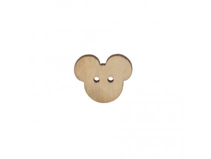 4176 1 dreveny knoflik mickey mouse 1 5 x 2 cm