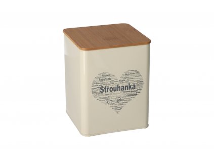Plechová dóza s viečkom - strúhanka