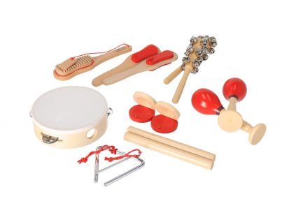 Set drevených hudobných nástrojov