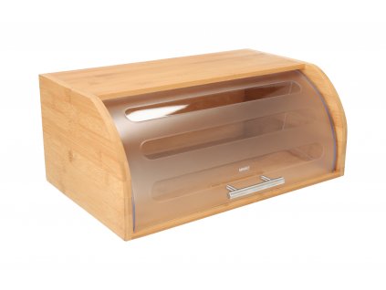Chlebník bambusový BRILLANTE 40,5 x 27 x 17 cm s plastovým viekom