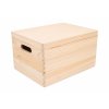 189 2 dreveny box s vikem 40 x 30 x 23 cm