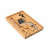 Bambusový set na syr a víno