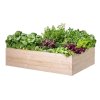 56626 3 dreveny vyvyseny zahon 160 x 100 x 40 cm