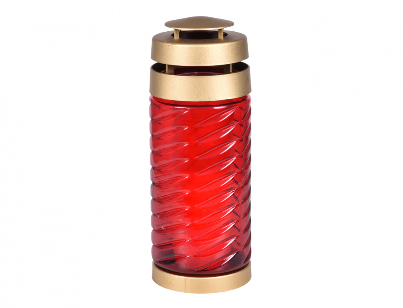 Lampa Glass Lantern červená