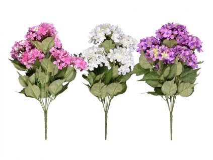 Květina HORTENZIE LETO X7 7květů 60cm