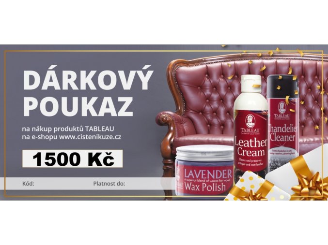 darkový poukaz 1500