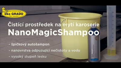 Mytí aut NANO šampon - nano konzervace