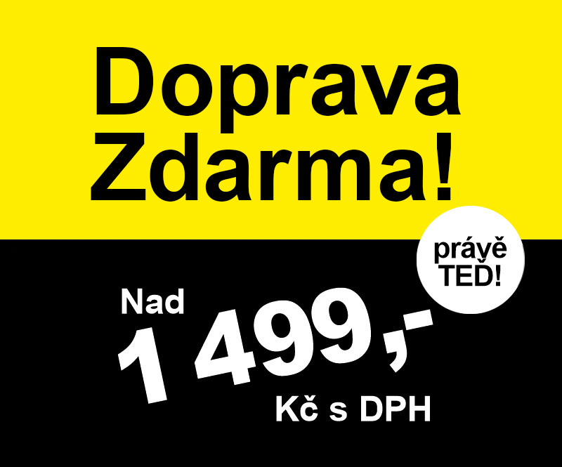 DOPRAVA ZDARMA NAD 1499,- Kč