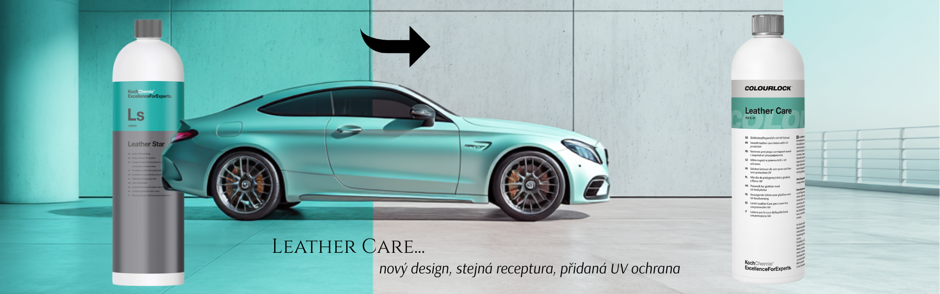 Leather Care nový název a design - dříve Letaher Star