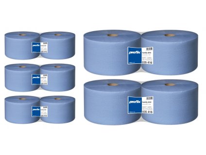 Papírové utěrky v roli Temca T035416 - AKCE - Koupě 10 rolí, 2-vrstvé,