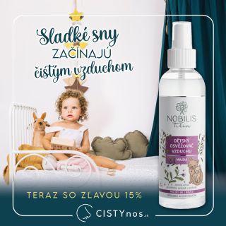 🌿 Čistý vzduch v izbičke = pokojné dýchanie a sladší spánok vášho dieťaťa. Detský osviežovač vzduchu Majda od Nobilis...