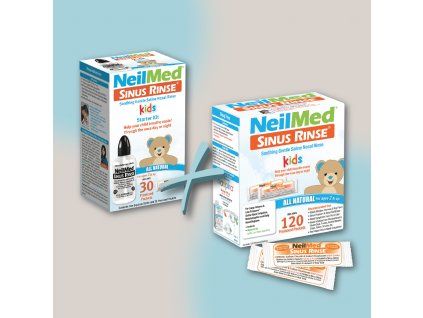 Set detský starter kit Sinus Rinse a náhradné sáčky – NeilMed