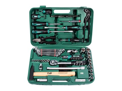 HONITON Sada nářadí a hlavic 1/4"-1/2" 73 dílů