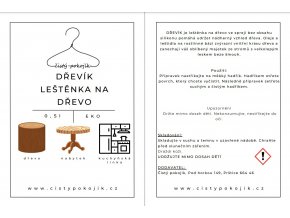 drevik lestenka na drevo 500ml
