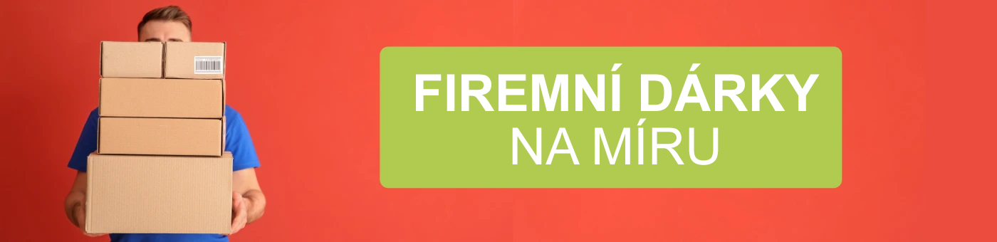 Firemní dárky na míru - textil i předměty s potiskem od 1 kusu