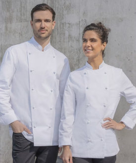 Rondony a kuchařské kalhoty pro show-kitchen