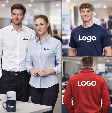 Firemní oblečení s potiskem na veletrh