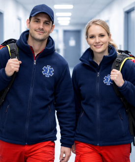 Chladnější prostory – mikiny, vesty a fleecové bundy s výšivkou loga