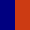 modrá námořní - červenohnědá