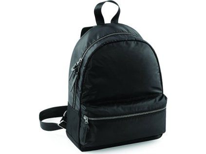 Mini městský batůžek Onyx s přední kapsou BagBase černá