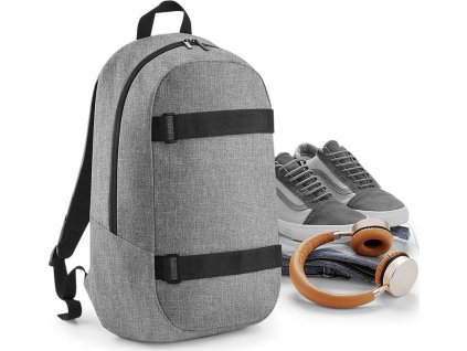 Batoh pro přenos skateboardu i na notebook 15,6“ (Barva černá, Velikost 31 x 50 x 16 cm)
