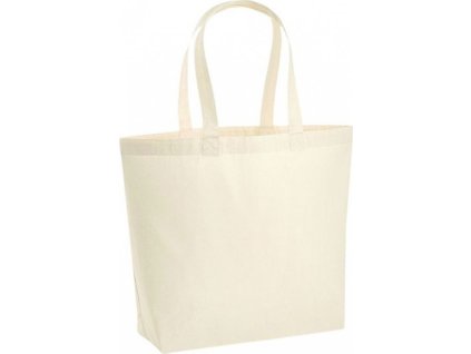 Maxi taška z odolné prvotřídní bavlny 18 l (Barva černá, Velikost 35 x 39 x 13,5 cm)
