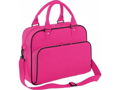 Dětská taška přes rameno pro malé tanečnice 15 l (Velikost 39 x 29 x 16 cm, Barva černá - fuchsiová)