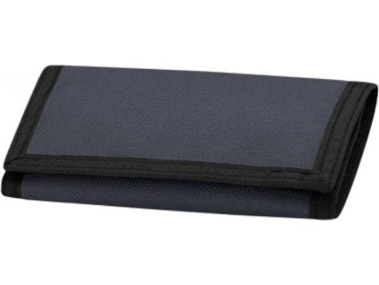 Jednoduchá peněženka na suchý zip (Velikost 9 x 13 cm, Barva černá)