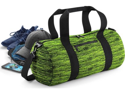 Melírová sportovní válcová taška 20 l (Velikost 50 x 25 x 25 cm, Barva šedá)