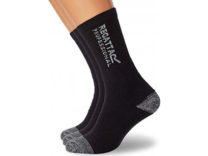 Pracovní ponožky Regatta 68% bavlny, vel. 39/46 (3 páry v balení)