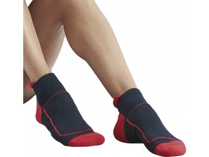 Nízké sportovní ponožky Coolmax s dvojitými vycpávkami