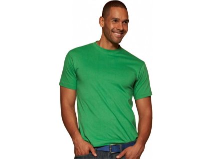 Pánské základní triko ve vysoké gramáži 180 g/m bez bočních švů (Velikost S, Barva žlutá výrazná)