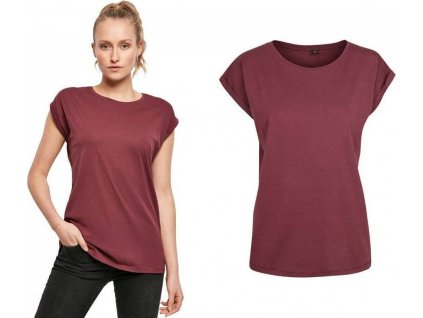 Prodloužené splývavé tričko s ohrnutými rukávy (Barva černá, Velikost 3XL)